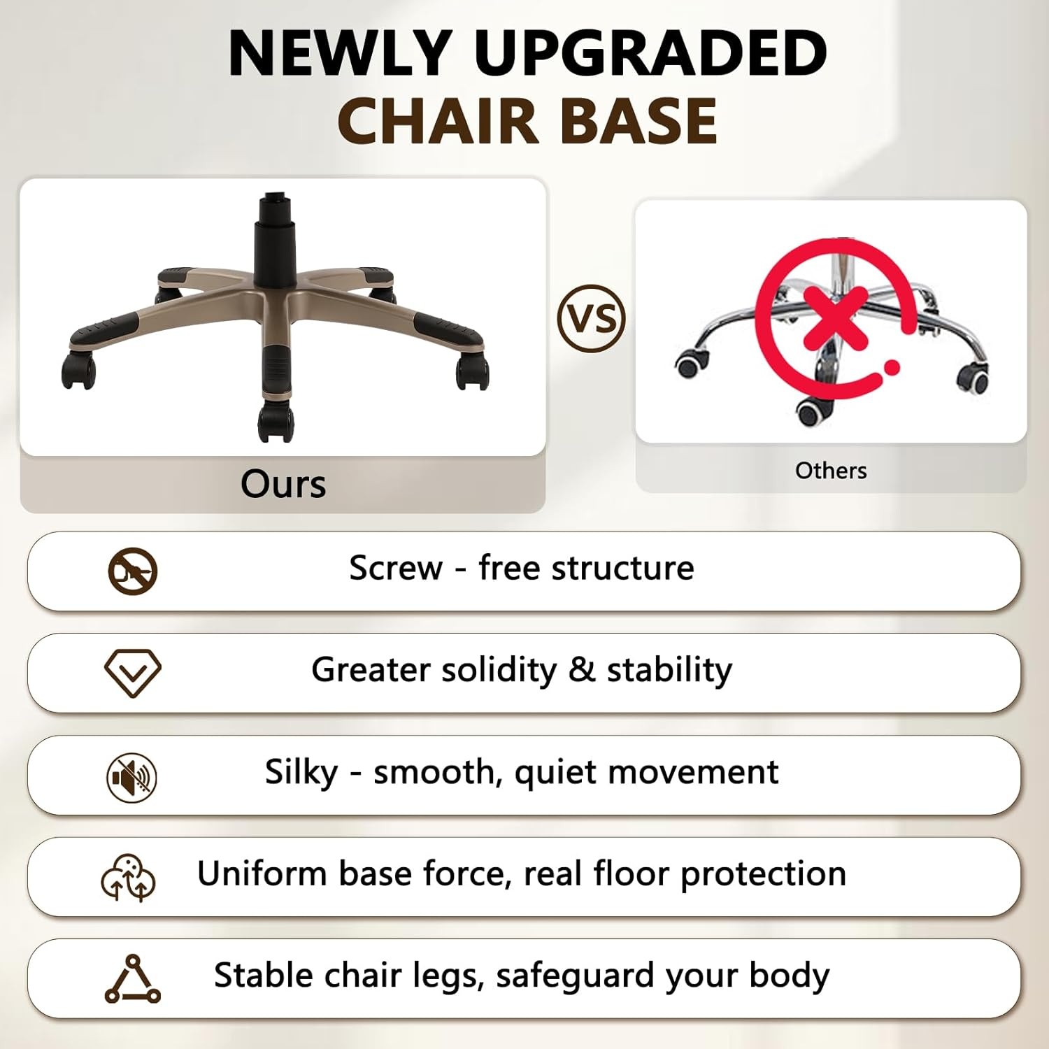 image:imageCLATINA Executive Office Chair with High Back Brown PU Leather Chairs with Wheels and Arms Managerial Chairs with Soft Padded Armrest Lumbar Support Swivel Rolling Computer Desk Chair 400 LBS