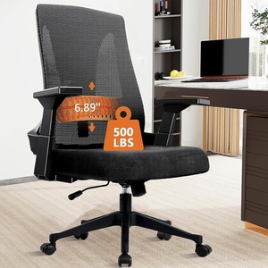 image:imageCLATINA 500lbs Big and Tall Office Chair Heavy Duty Mesh Ergonomic Computer Chairs with Adjustable Lumbar Support and Wide Comfy Seat for Home Office Conference Heavy People Black1 Pack